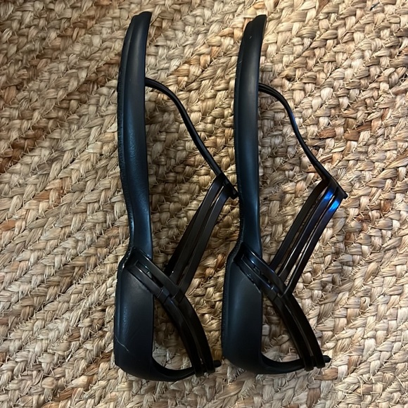 CROCS Women's Sleek Black Sandals - Picture 3 of 4